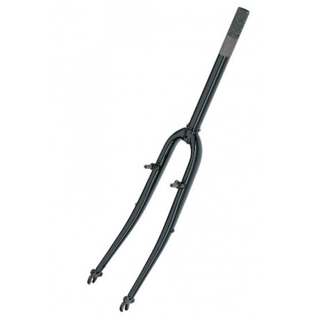 Fourche VTT 28" noir 1" 230mm/70mm