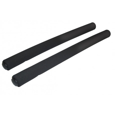 Couvre-guidon CFHD-02/2 incl. Bouchons Haute Densité, noir, 22x6 mm Ø, 400 mm