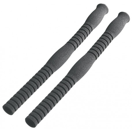 Couvre guidon avec cornes Ergotec High Density, noir avec contours, Ø17mm