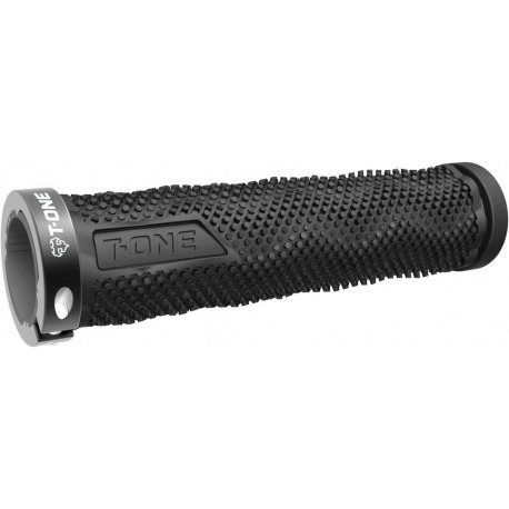 Poignées T-One Dot noires avec 1 vis de sécurité