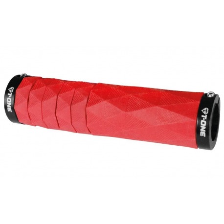 Poignées T-One Diamond rouges, 94 -134mm 2 vis de sécurité