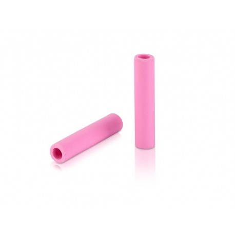 Poignées XLC Silikon GR-S31 130mm, rose, 100% silicone