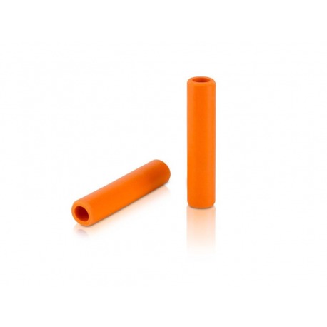 Poignées XLC Silikon GR-S31 130mm, orange, 100% silicone