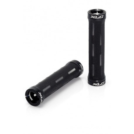 XLC Bar Grips 'Durchblick' GR-S06 noir/transparent 135 mm