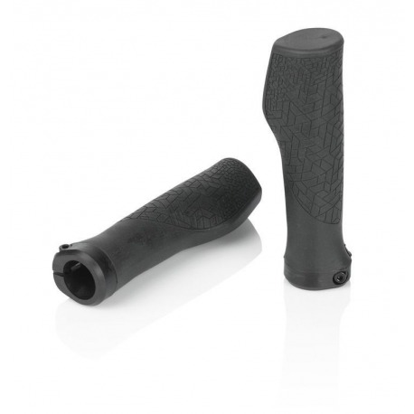 Poignées XLC Ergosport 138mm, noires, avec boulon de verrouillage
