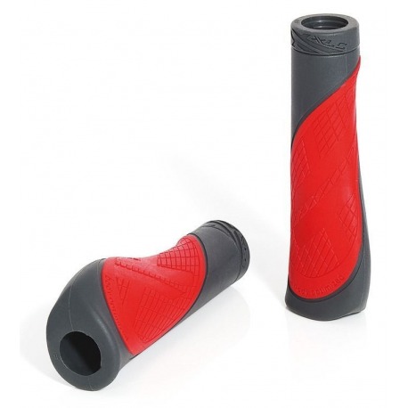 Poignées XLC "Comfort bo" GR-S17 rouge/gris